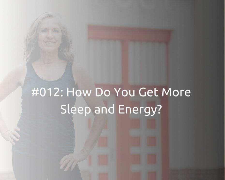 Woman in workout clothes - how to get more sleep and energy