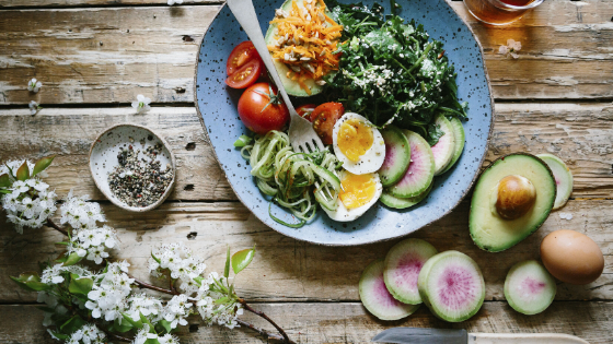 delicious food plate - get healthy in midlife - heike yates
