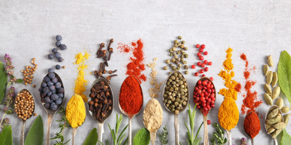 Different kinds of spices - 6 Ways To Naturally Reduce Inflammation In The Body - heike yates