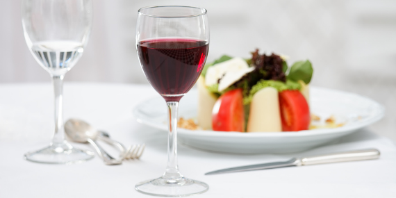 a glass of wine with dinner - Intermittent Fasting and answers to 10 of the most asked questions - heike yates