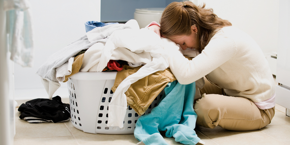 women doing laundry - 5 Tips To Love A Body That Seems To  Betray You - heike yates