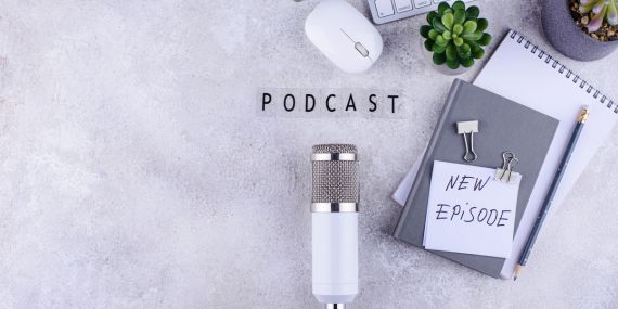 a podcast set up - 200 Episodes Milestone: Pursue Your Spark Podcast