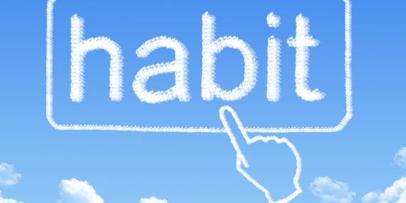 5 Habits To Transform Your Midlife- sign that says habit
