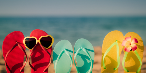  several flip flops on the beach,  The #1 Step to Reclaim Your Fall Routine Now