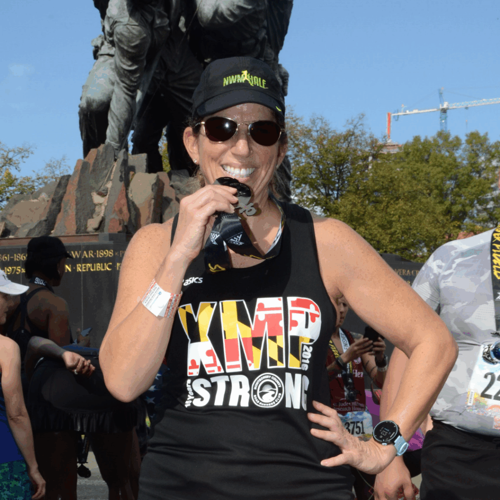 Deb Levy, RRCA Level II Running Coach, sharing a testimonial for Pursue Your Spark
