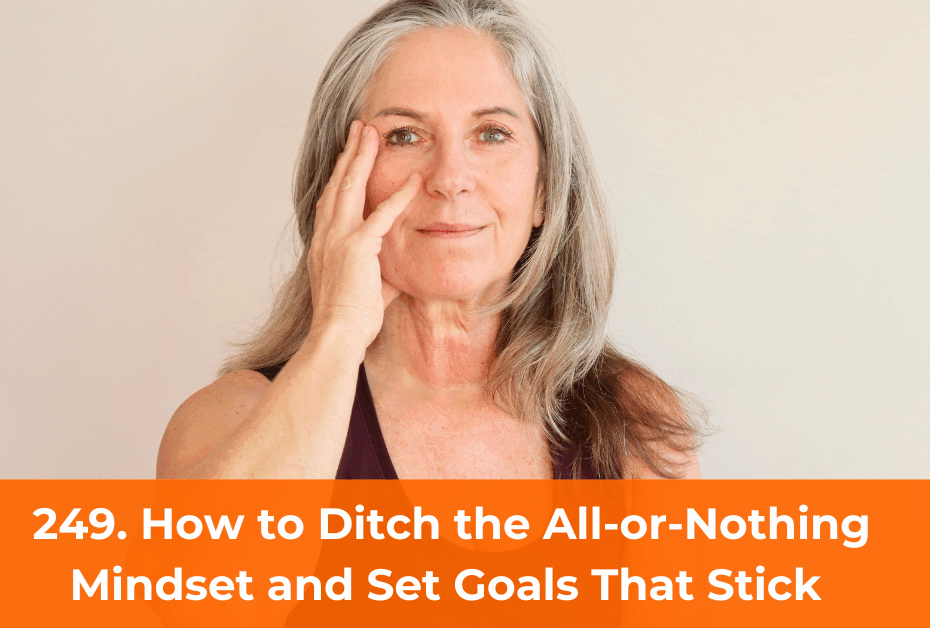 Heike Yates Midlife Fitness Expert smiling in the camera. How to Ditch the All-or-Nothing Fitness Mindset for Good